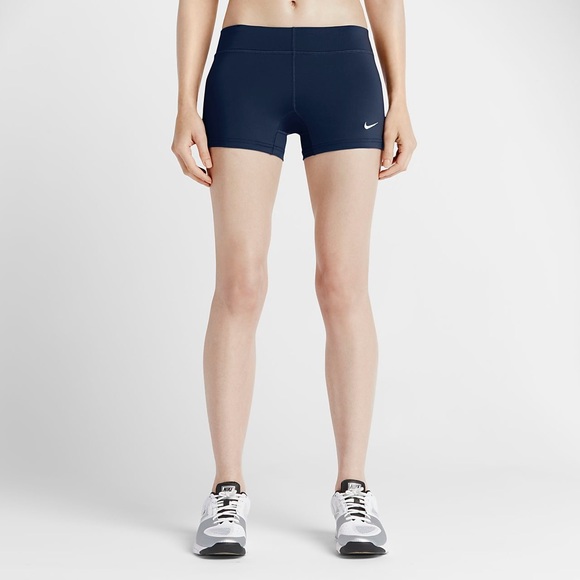 Nike navy blue compression shorts Clearance